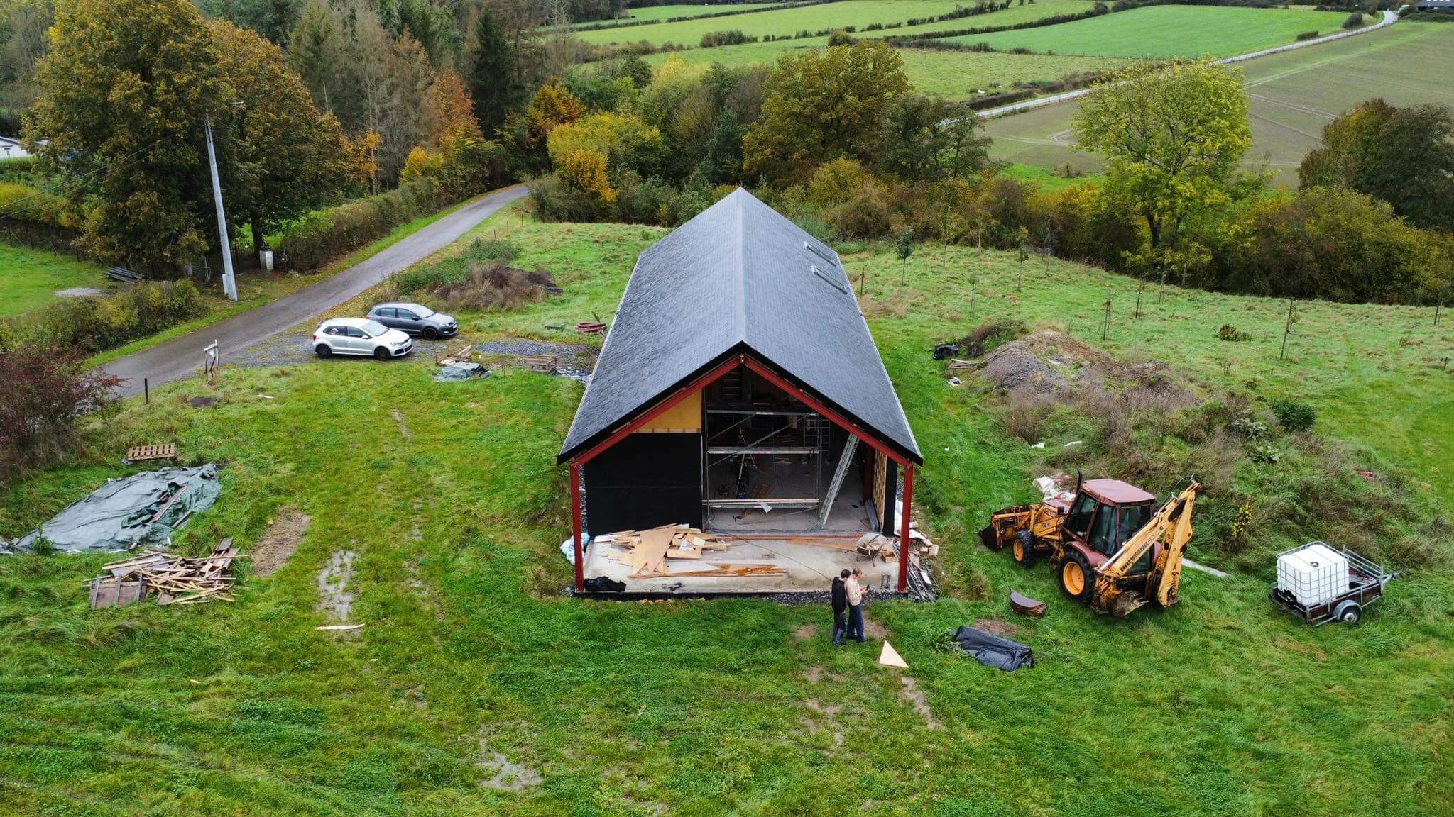 Deuxième vue du projet Maison complète en CLT à Agimont